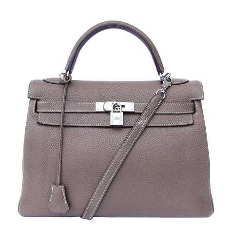 hermes etoupe kelly 32|kelly 32 Hermes silver.